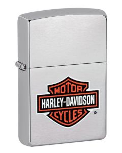 HD Logo. Brushed Chrome